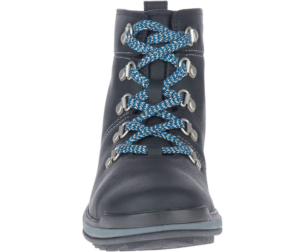 Merrell Boots Black - Snowcreek Lace Waterproof - Womens 42NKFJZDB